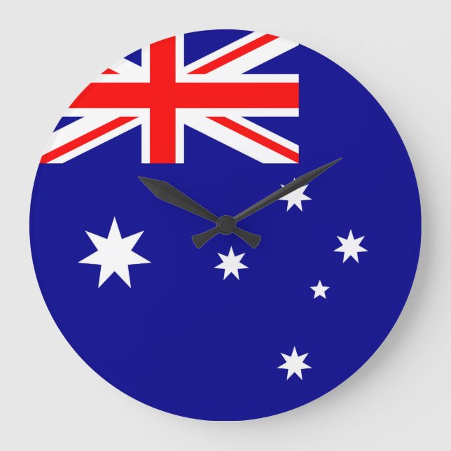 Relógio Grande Bandeira da Austrália (Frente)