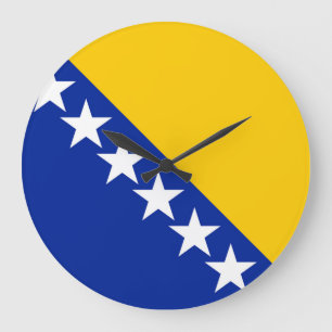Relógio Grande Bandeira da Bósnia e Herzegovina