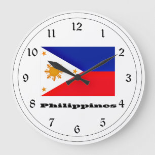 Relógio Grande Bandeira das Filipinas