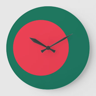 Relógio Grande Bandeira de Bangladesh