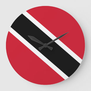 Relógio Grande Bandeira de Trinidad e Tobago