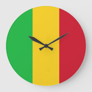 Relógio Grande Bandeira do Mali