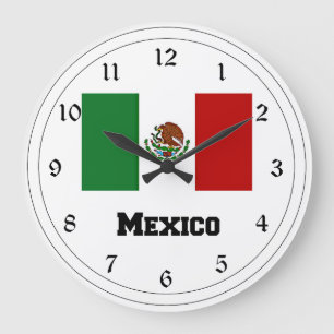 Relógio Grande Bandeira do México