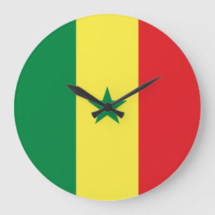 Relógio Grande Bandeira do Senegal (Senegal)