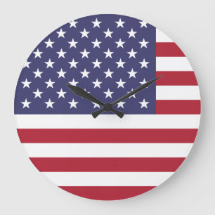 Relógio Grande Bandeira dos Estados Unidos (Americana)