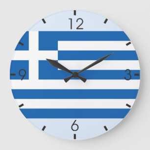 Relógio Grande Bandeira grega