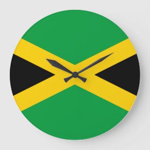 Relógio Grande Bandeira Jamaica (jamaicana)