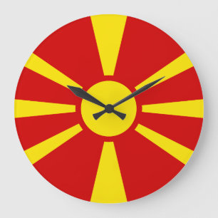 Relógio Grande Bandeira Macedônia (Macedônia)