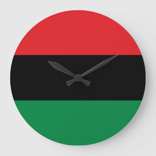 Relógio Grande Bandeira Pan-Africana UNIA