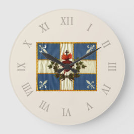 Relógio Grande Bandeira Quebeque antiga Carrilhão Sacré-Cœur