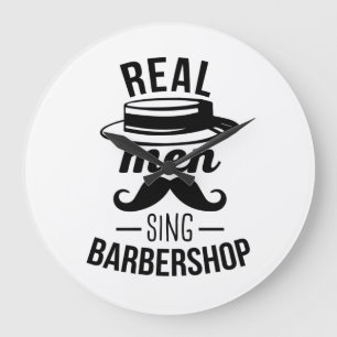 Relógio Grande Barbearia Real Men Sing