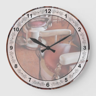 Relógio Grande Barber - Por favor, sente-se