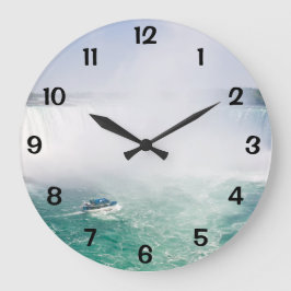 Relógio Grande Barcos e Ferradura Caem das Cataratas de Niágara