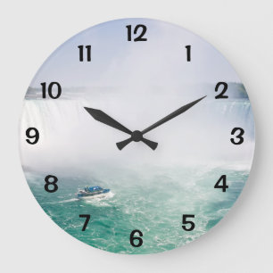 Relógio Grande Barcos e Ferradura Caem das Cataratas de Niágara