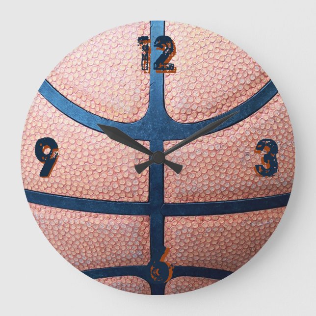 Relógio Grande Basquete (Frente)