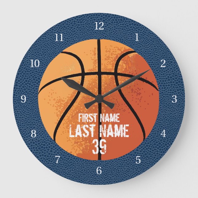 Relógio Grande Basquete (Frente)