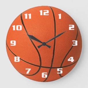 Relógio Grande Basquetebol realista e legal
