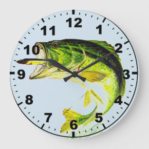 Relógio Grande Bass Wall Clock
