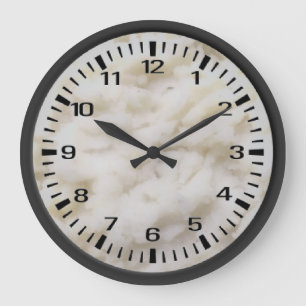 Relógio Grande Batatas amassadas