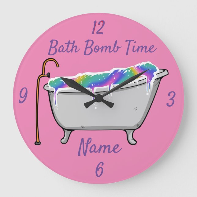 Relógio Grande Bath Bomb Babe Thunder_Cove  (Frente)