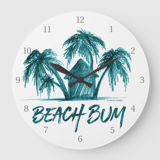 Relógio Grande Beach Bum (Frente)