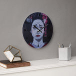 Relógio Grande Beautifully Sad Painting by Alfred Fox<br><div class="desc">Beautifully Sad Painting by Alfred Fox Large Clock.</div>