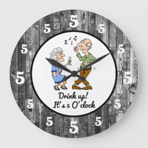 Relógio Grande Beba, são 5 O'Clock