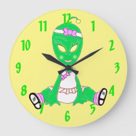 Relógio Grande Bebê Alienina