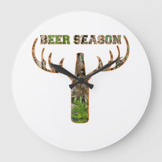 Relógio Grande Beer Season Hunting Season Gift For Hunter
