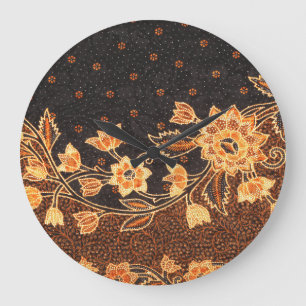 Relógio Grande Beleza de Batik, Indonésia malaia
