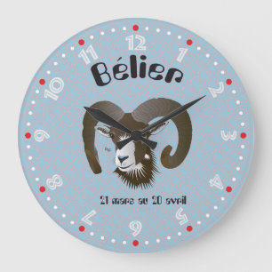 Relógio Grande Bélier 21 mars 20 Horloges au avril