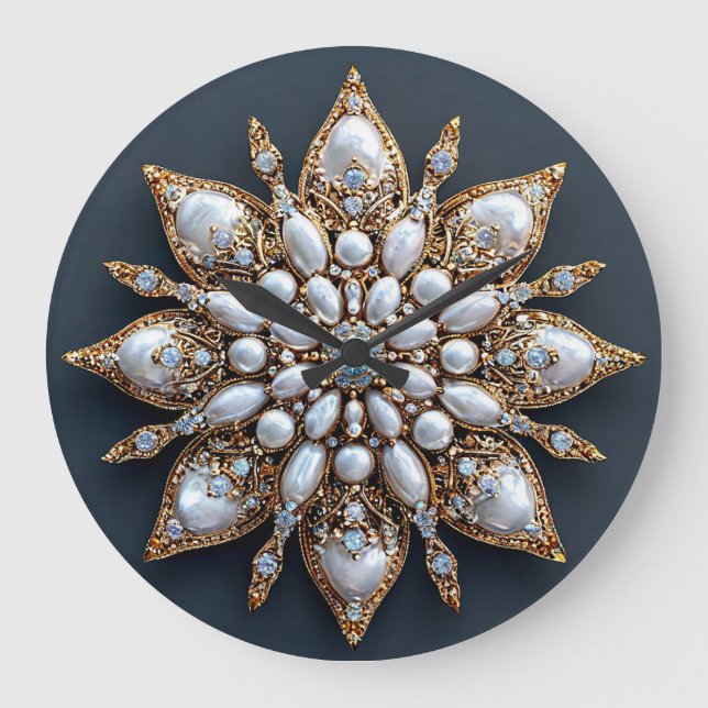 Relógio Grande Belíssimo Broche (Frente)