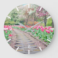 Belo Jardim de Tulipas