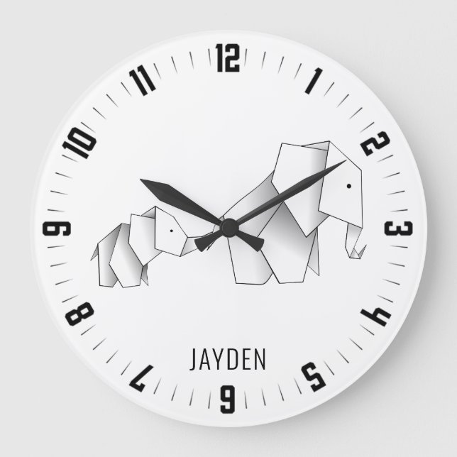 Relógio Grande Bermogênias de Elefantes (Frente)