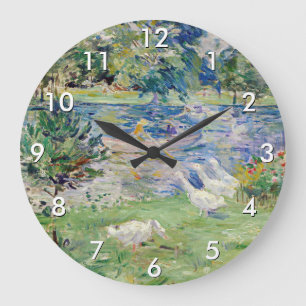 Relógio Grande Berthe Morisot - Rapariga num Barco com Gansos