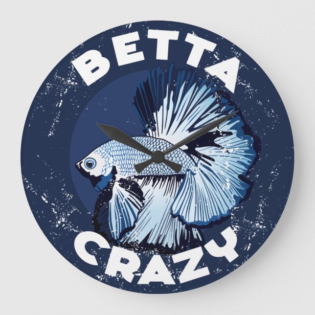 Relógio Grande Betta louco - pulso de disparo de parede acessível (Frente)