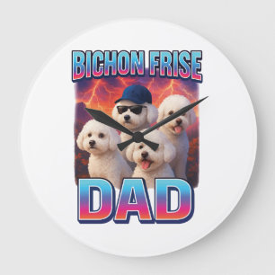 Relógio Grande Bichon Frise