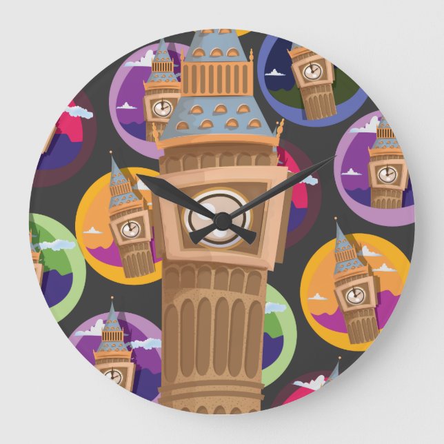 Relógio Grande Big Ben Westminster Clock Tower (Frente)