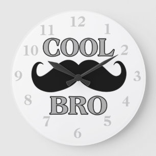 Relógio Grande Bigode legal Bro