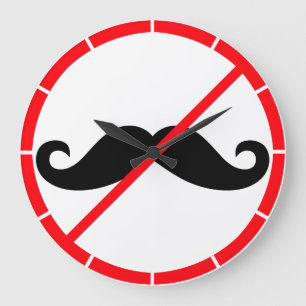 Relógio Grande Bigode Proibido!