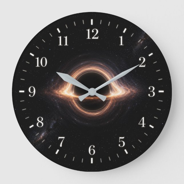 Relógio Grande Black Hole Clock 2026 Version (Frente)