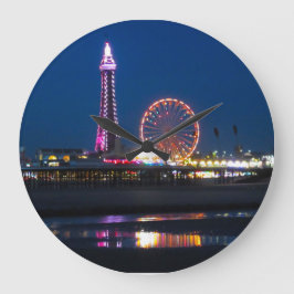 Relógio Grande Blackpool Beach Lights