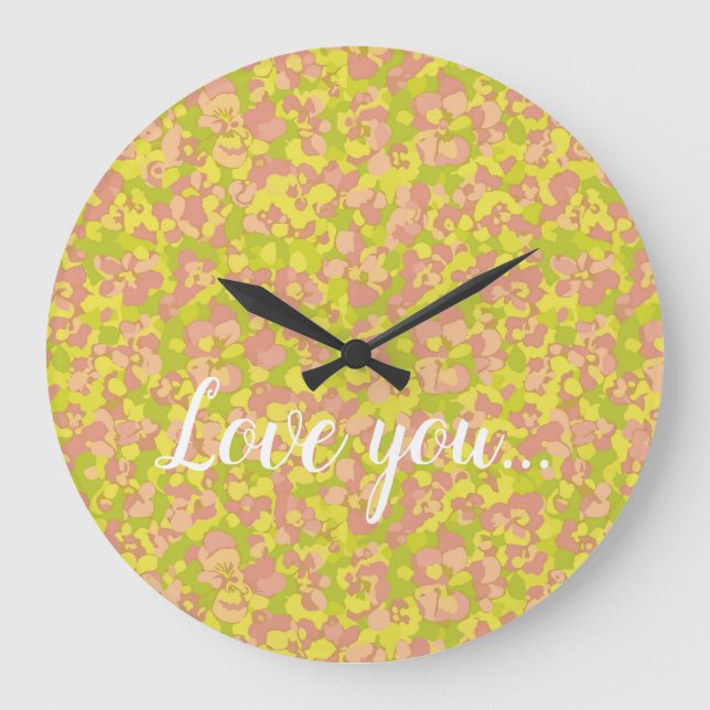 Relógio Grande Blossom Haze (Frente)