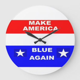 Relógio Grande Blue Again