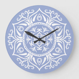 Relógio Grande Blueberry Mandala