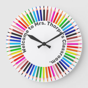 Relógio Grande Boa vinda a minha sala de aula