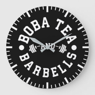 Relógio Grande Boba e Barbells - Engraçada Operação de Chá de
