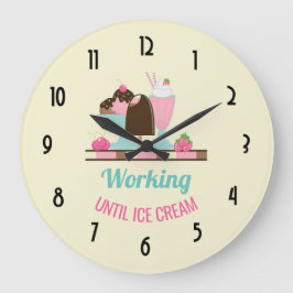 Relógio Grande Bobo Trabalhando Até Sorvete - Tentativas Iumivas