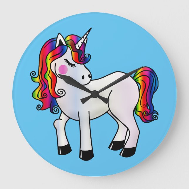 RELÓGIO GRANDE BOLSAS UNICORN KIDROOM (Frente)