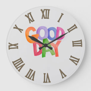 Relógio Grande Bom dia